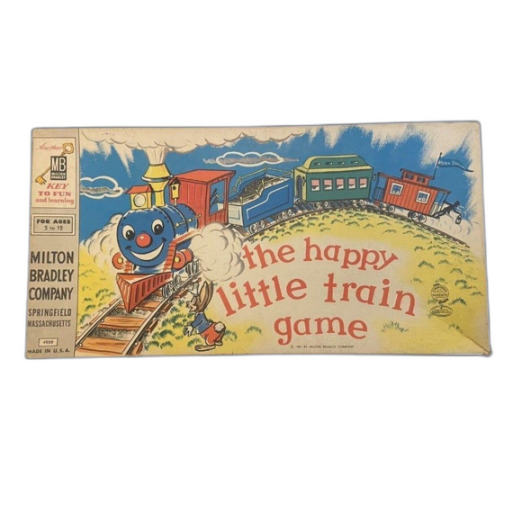 Milton Bradley Other - Vintage The Happy Little Train Game 1957 Milton Bradley Complete